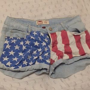 American flag shorts size 11